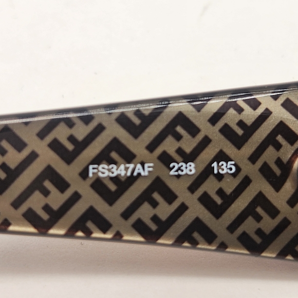 Fendi sunglasses women\'s brown logo full rim FS347AF square luxury Made Italy main image 7